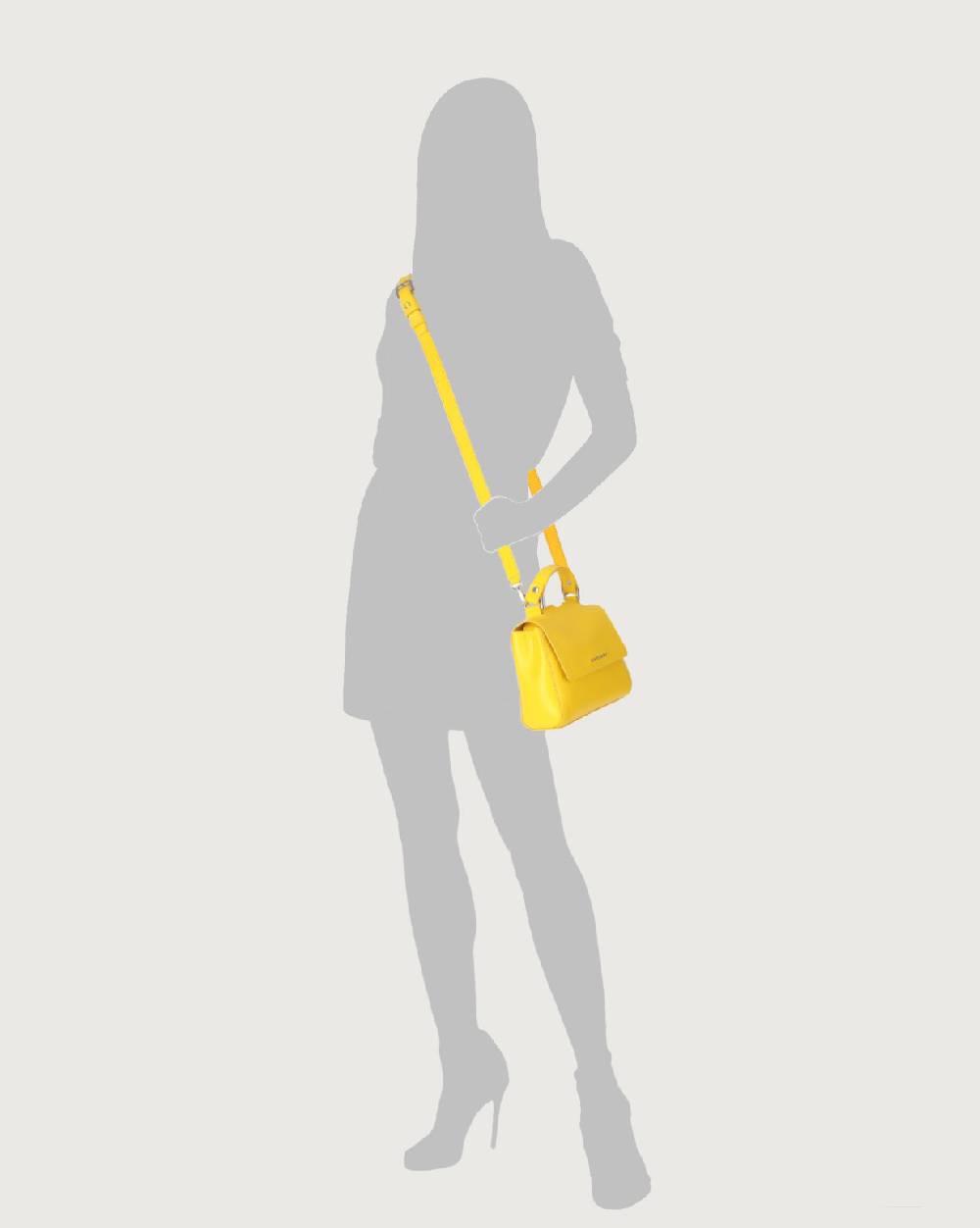 Orciani Borsa Sveva Vanity Mini a mano in pelle con tracolla 2025