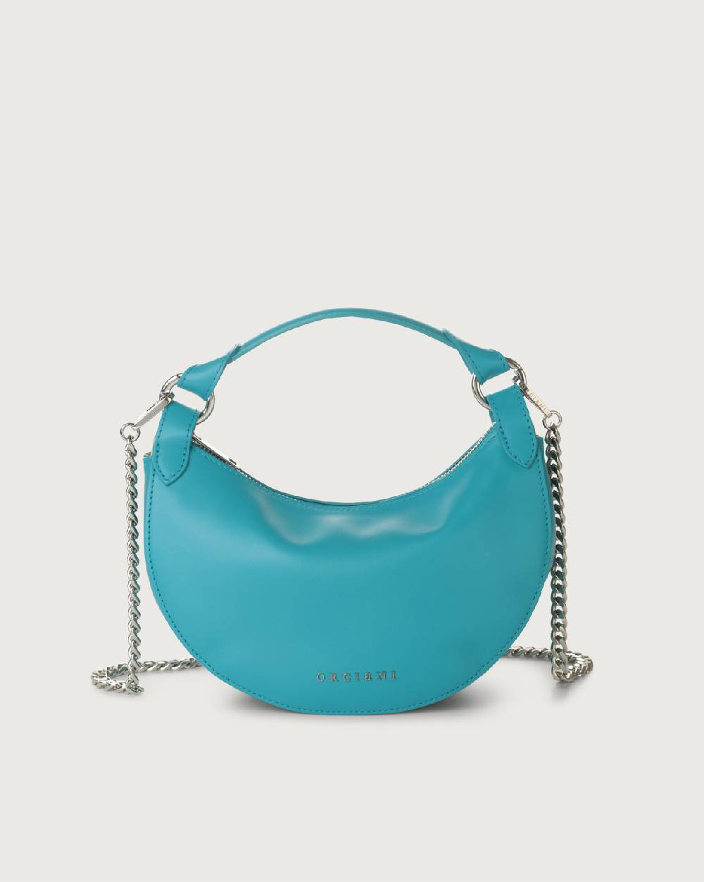 Orciani Mini Bag Dumpling Vanity in pelle con tracolla In Linea