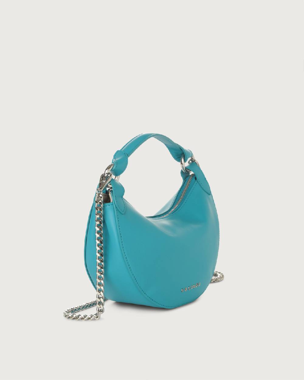 Orciani Mini Bag Dumpling Vanity in pelle con tracolla In Linea