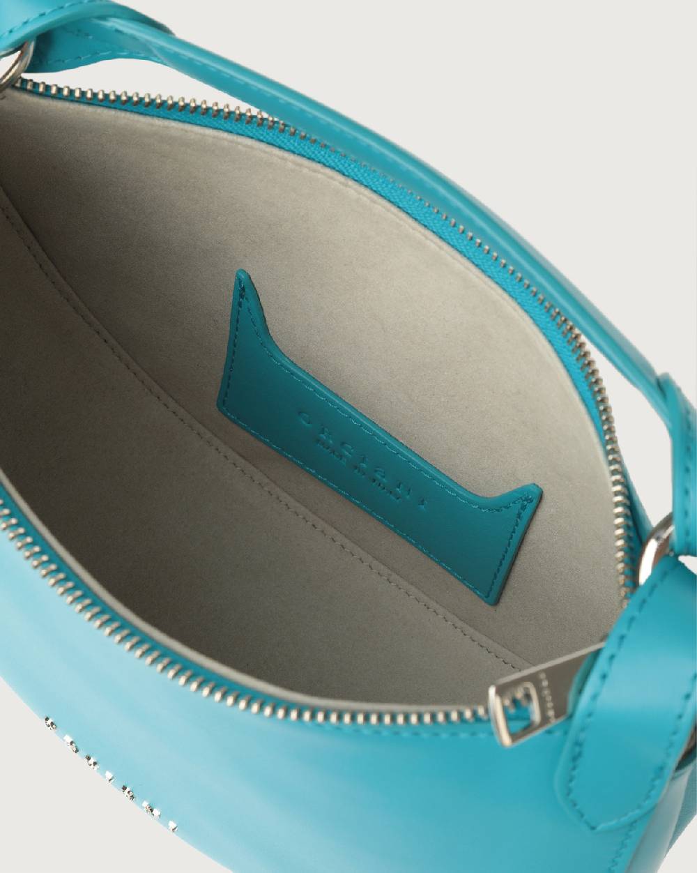 Orciani Mini Bag Dumpling Vanity in pelle con tracolla In Linea