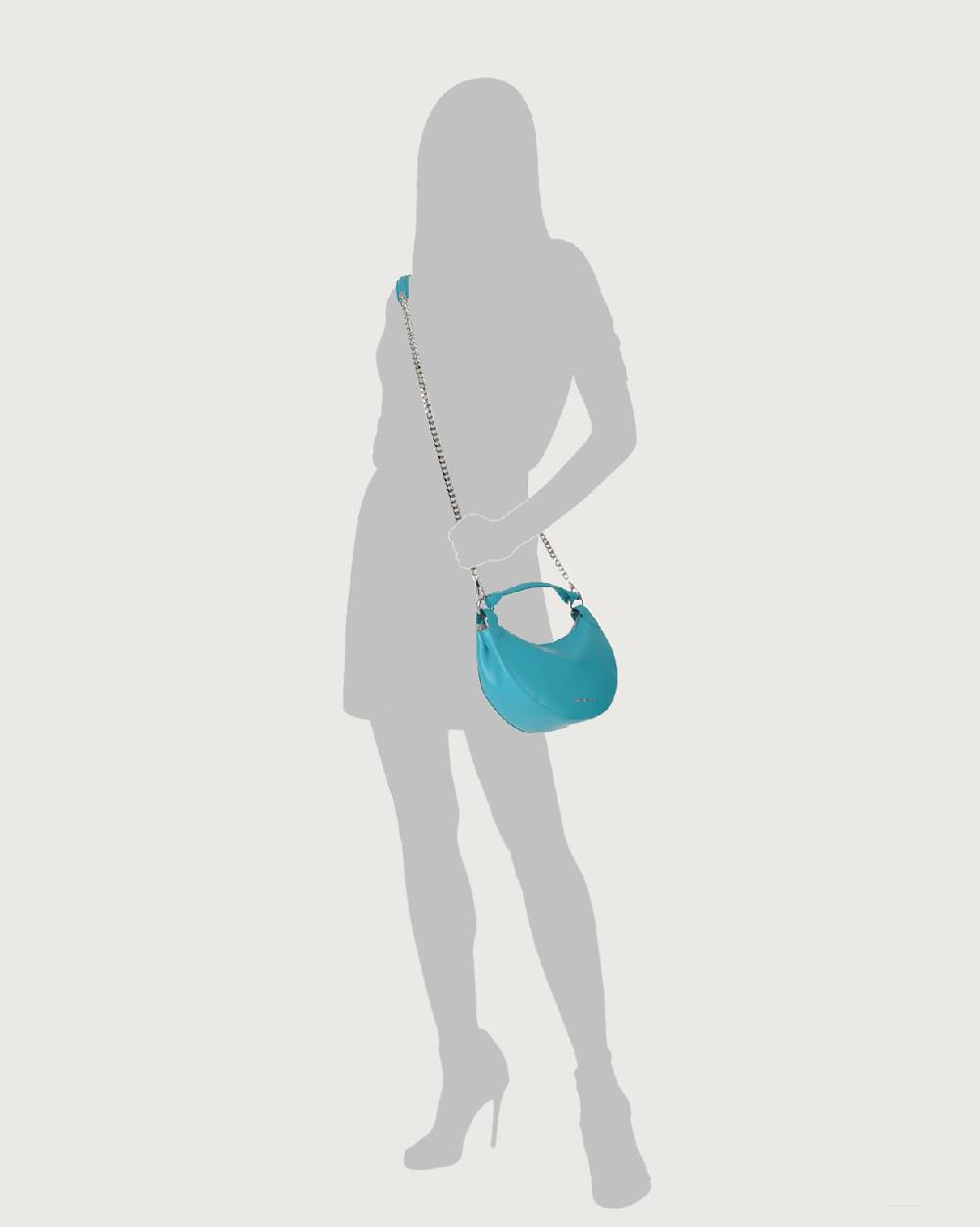 Orciani Mini Bag Dumpling Vanity in pelle con tracolla In Linea