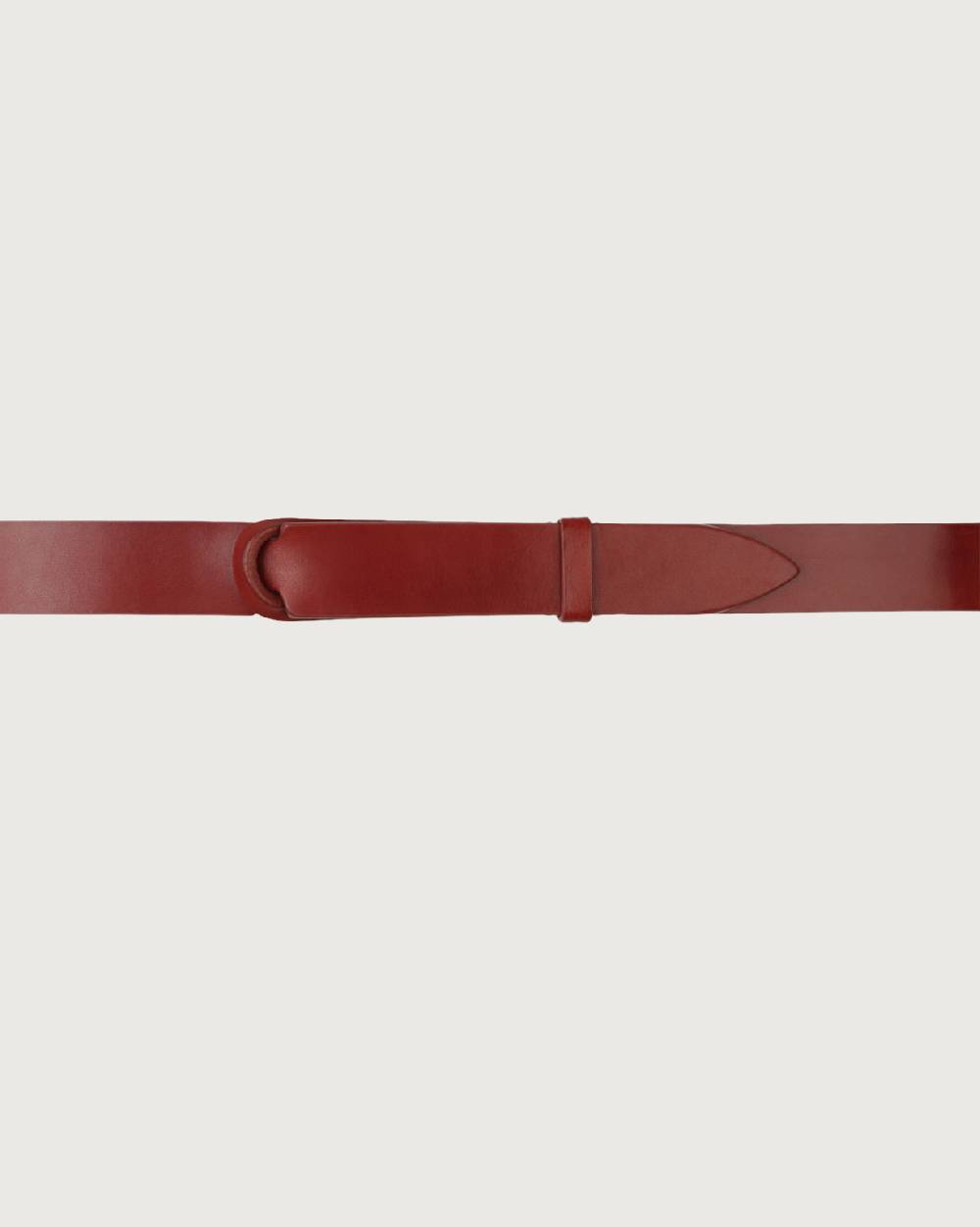 Orciani Cintura Nobuckle Bull in cuoio e tessuto Outlet