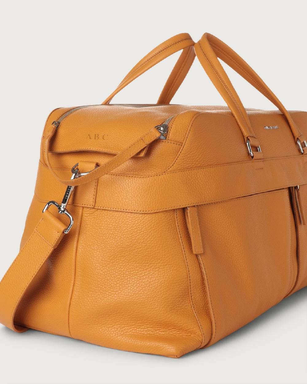 Orciani Borsone Micron in pelle con tracolla Cyber Monday