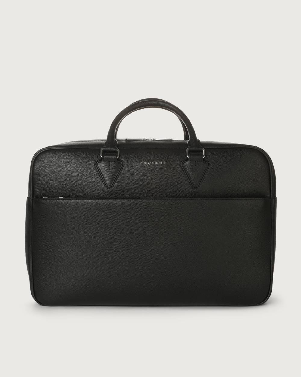 Orciani Borsa a mano Business Timeless in pelle palmellata Vendita calda
