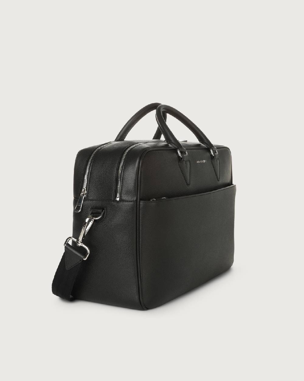 Orciani Borsa a mano Business Timeless in pelle palmellata Vendita calda