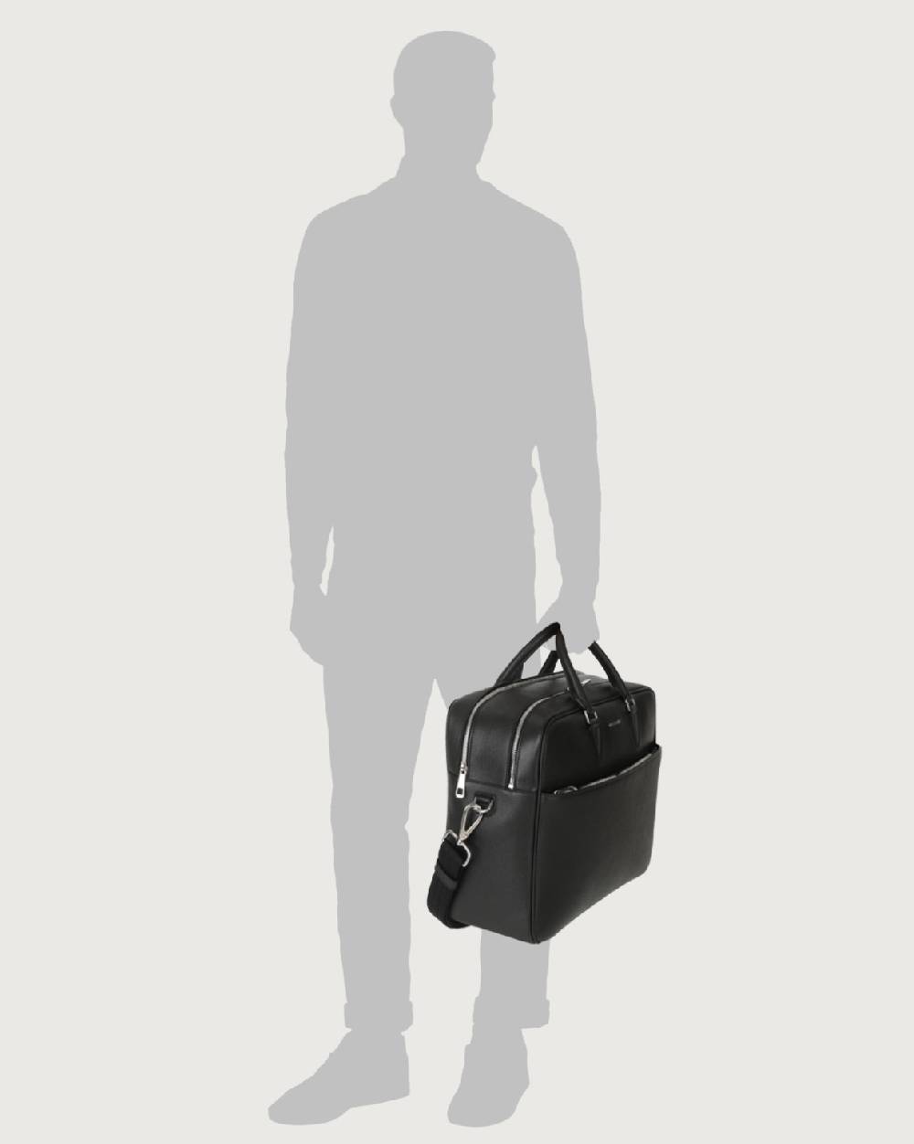 Orciani Borsa a mano Business Timeless in pelle palmellata Vendita calda