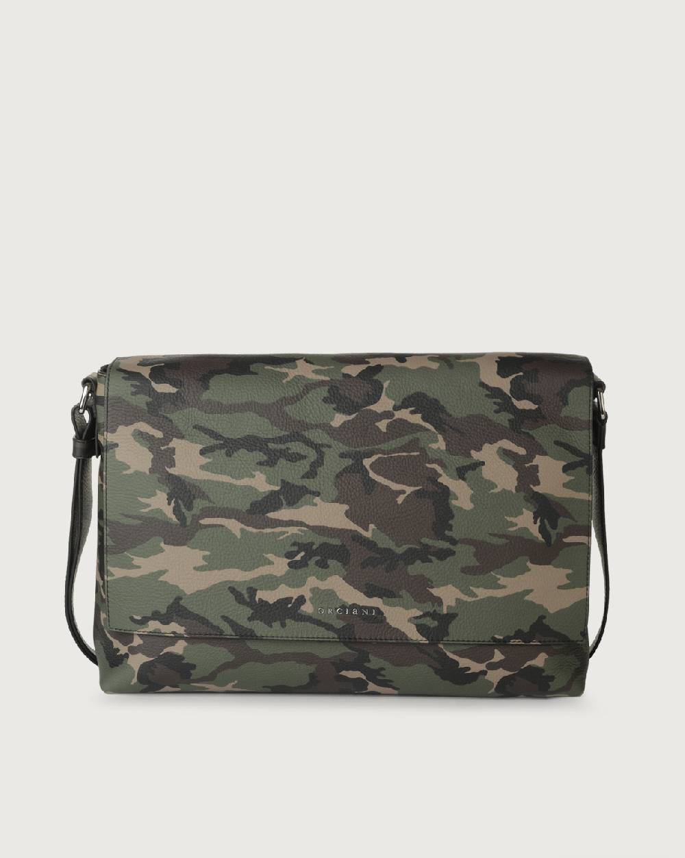 Orciani Borsa messenger Camouflage in pelle Offerta migliore