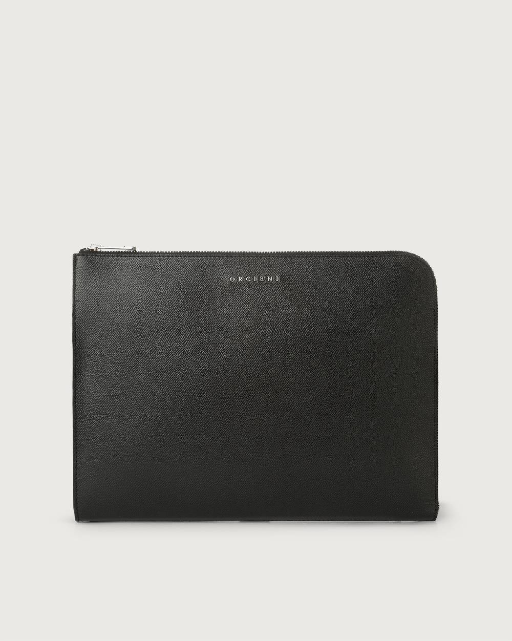 Orciani Pochette slim Timeless in pelle palmellata Online Outlet