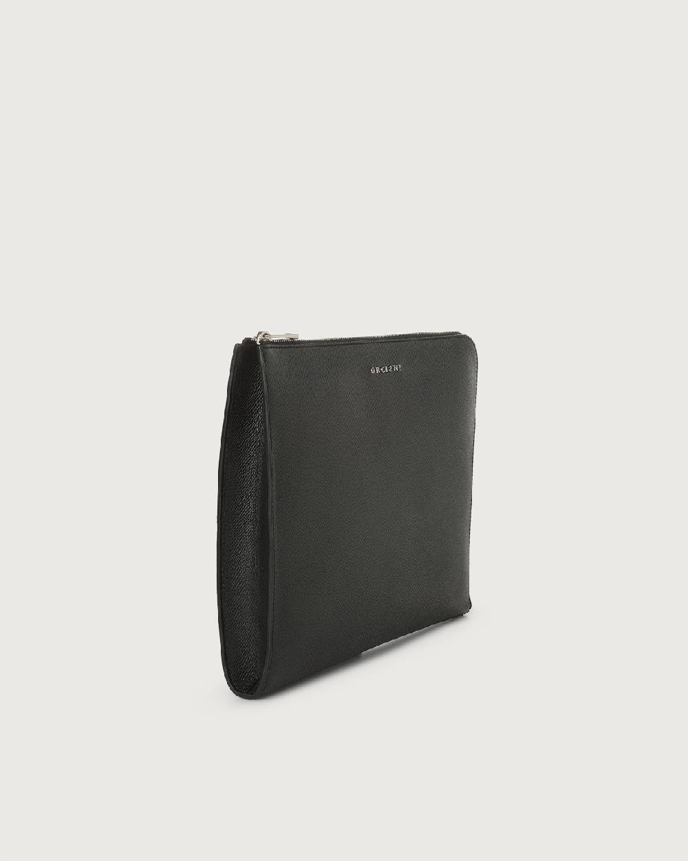 Orciani Pochette slim Timeless in pelle palmellata Online Outlet