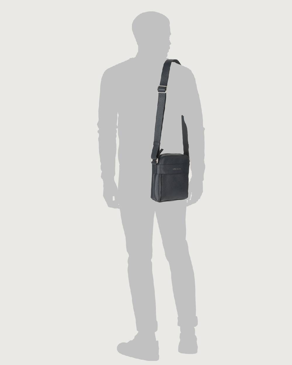 Orciani Borsa messenger piccola Micron in pelle Offerte esclusive