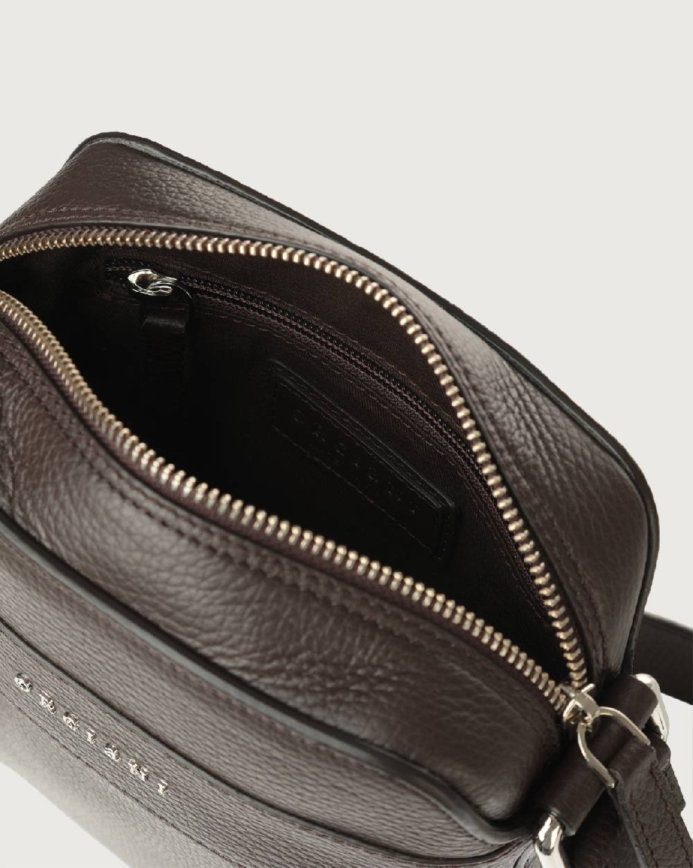 Orciani Borsa messenger piccola Micron in pelle Grandi sconti