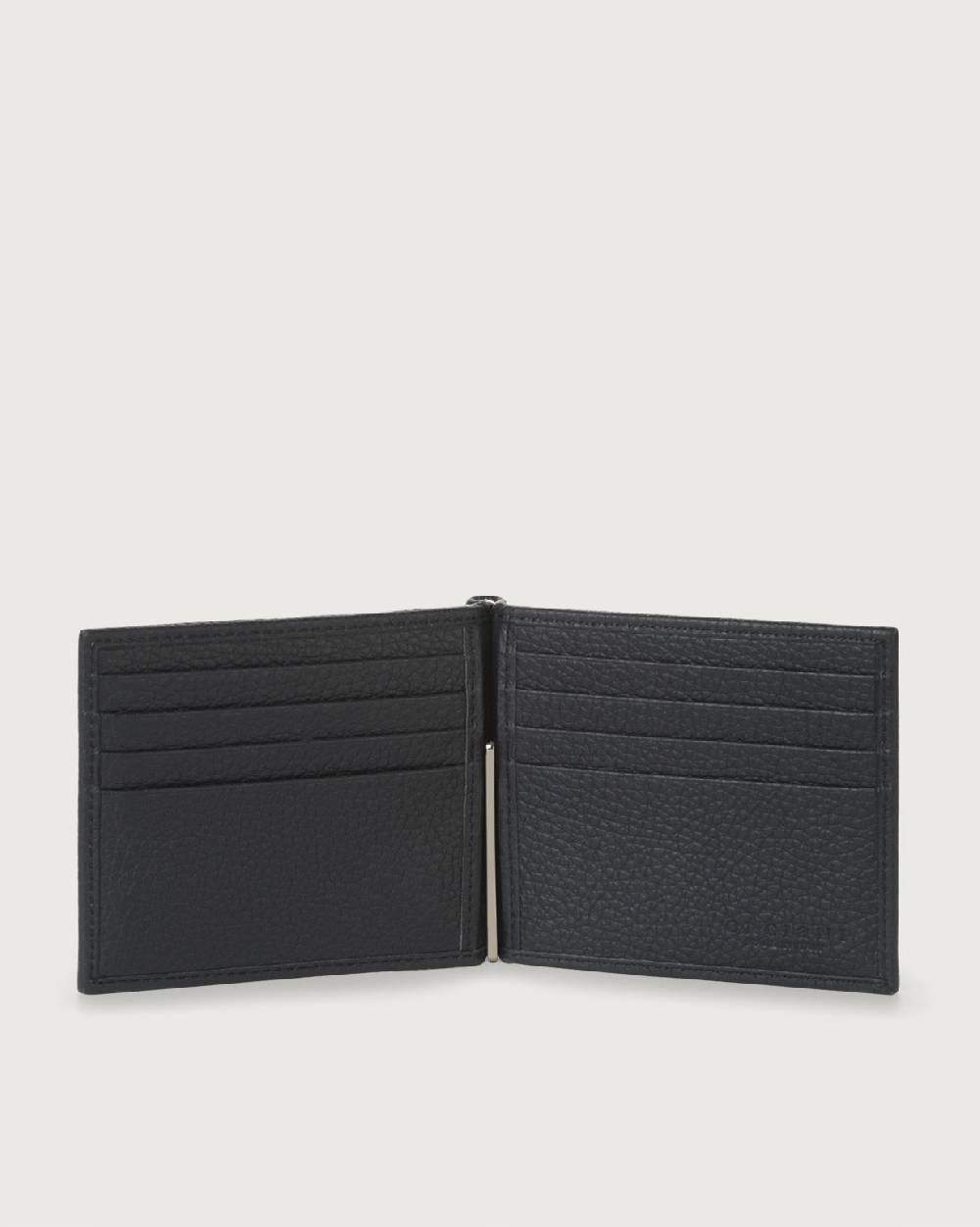 Orciani Portafoglio Micron in pelle con clip ferma-banconote Discount Store per i nuovi prodotti