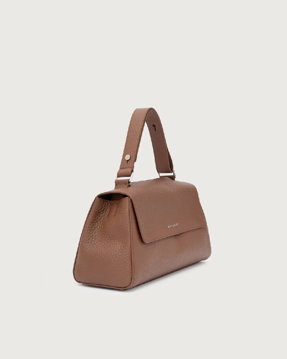 Orciani Borsa Sveva Longuette Soft in pelle con tracolla Esporta salva