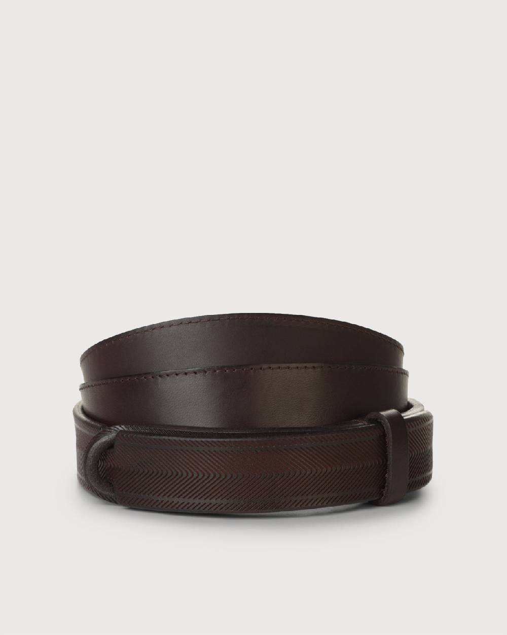 Orciani Cintura Nobuckle Bull Soft in suede Saldi