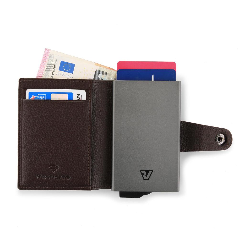 Roncato Porta carte di credito iron 4.0 testa di moro Negozio Online Roncato Vendita Calda