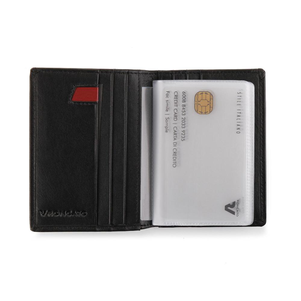 Roncato Porta carte di credito pascal nero Negozio Online Roncato Consegna Veloce