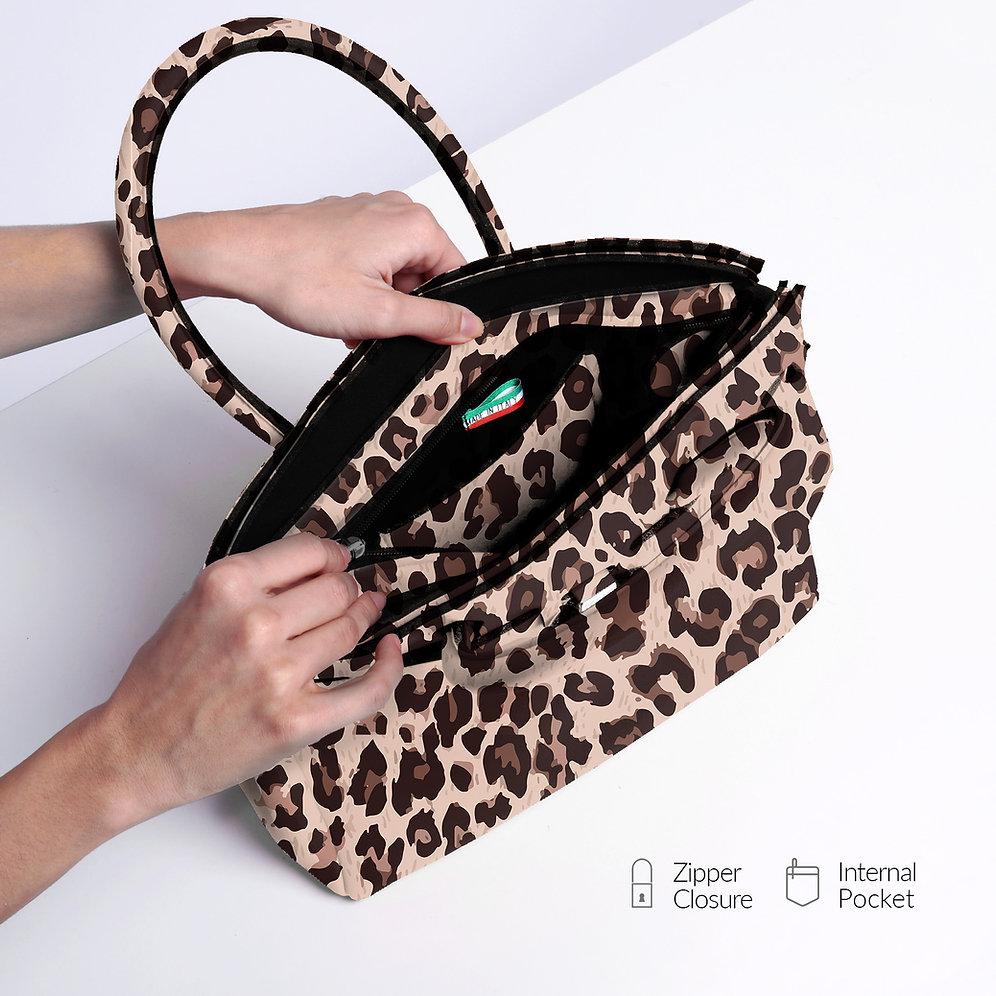 Save my bag Miss Plus - Leopard Presa