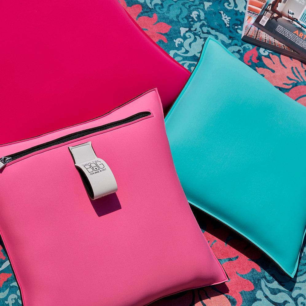 Save my bag Poly Pillow Small - Color Block Nuovo