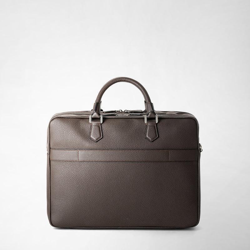 Serapian Borsa business grande in pelle cachemire espresso Convenienza