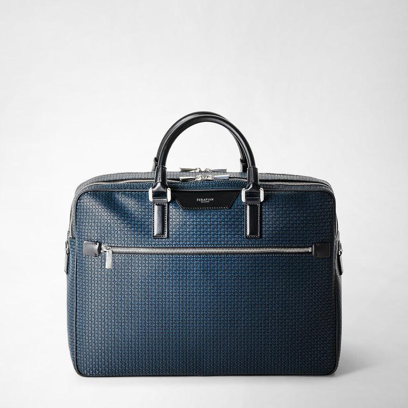 Serapian Borsa business scomparto stepan blu oceano-nero Presa