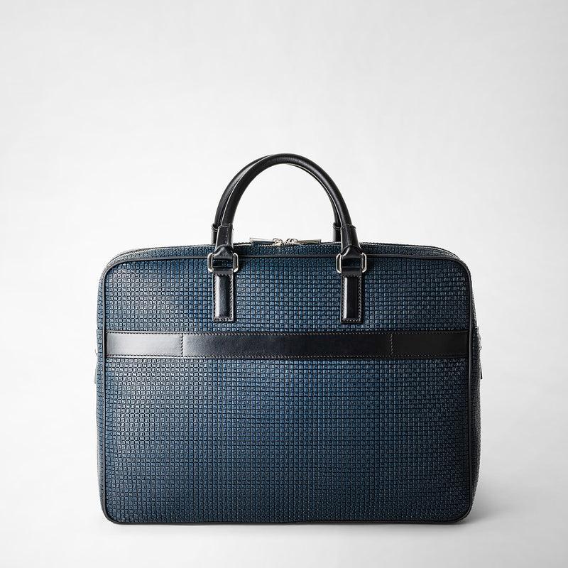 Serapian Borsa business scomparto stepan blu oceano-nero Presa