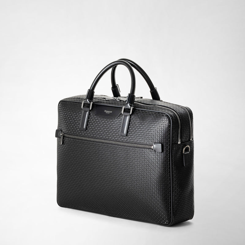 Serapian Borsa business doppio scomparto stepan eclissi Sconto