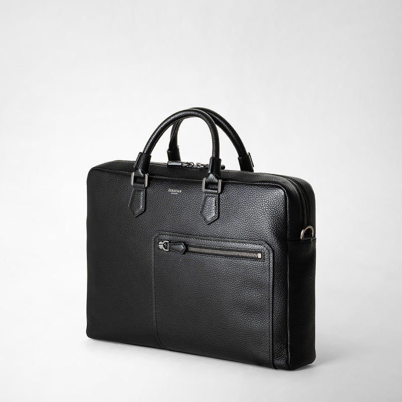 Serapian Borsa business quattordici in pelle cachemire Outlet