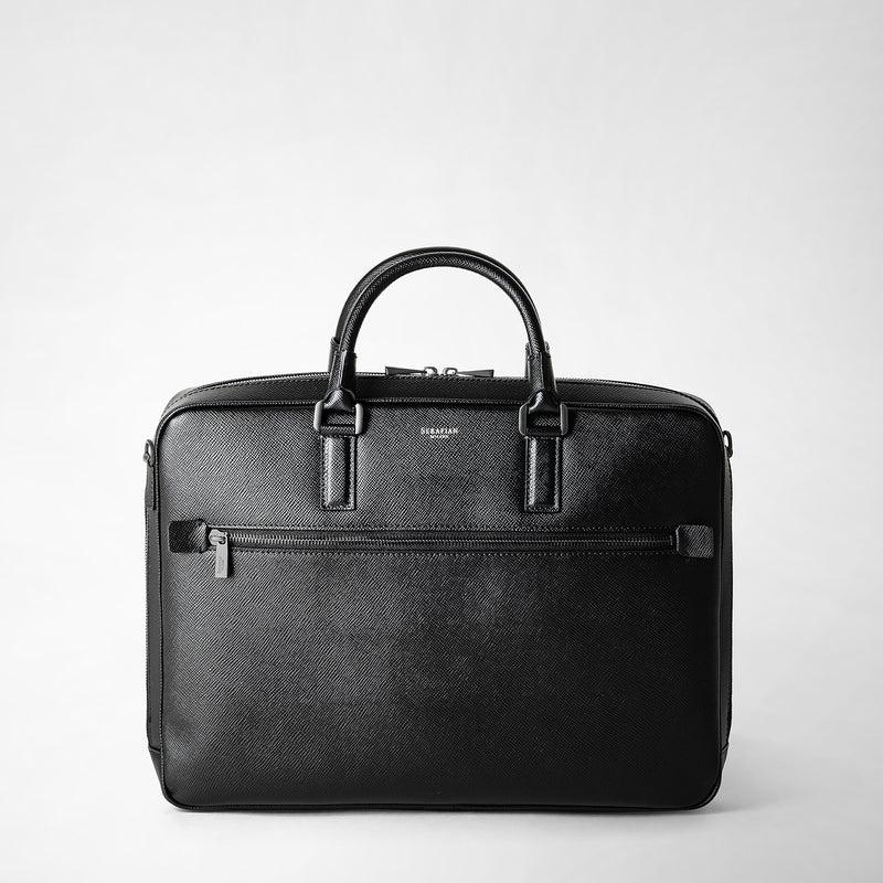 Serapian Borsa business slim in pelle evoluzione nero Hotsell