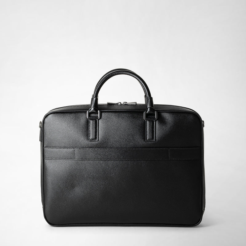 Serapian Borsa business slim in pelle evoluzione nero Hotsell