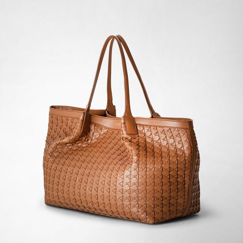 Serapian Secret tote bag in mosaico tan In Saldo