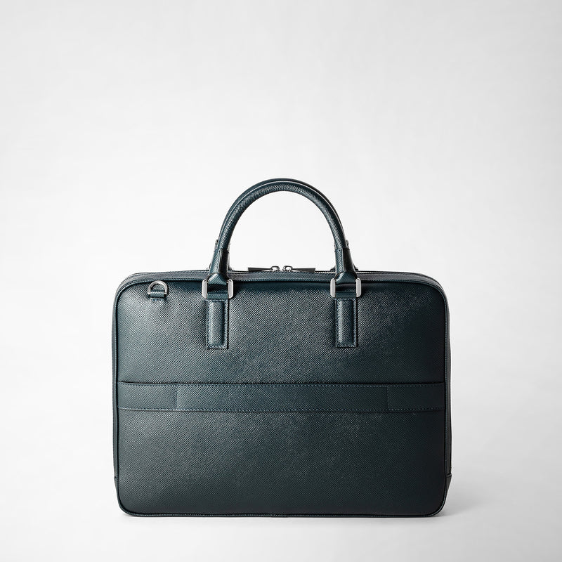 Serapian Borsa business extra slim in pelle evoluzione blu navy Convenienza