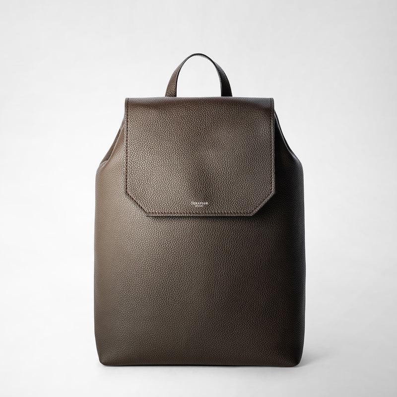 Serapian Day backpack in cachemire leather espresso Novità