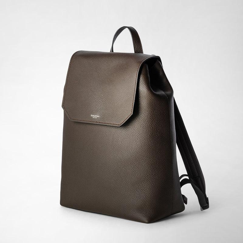 Serapian Day backpack in cachemire leather espresso Novità