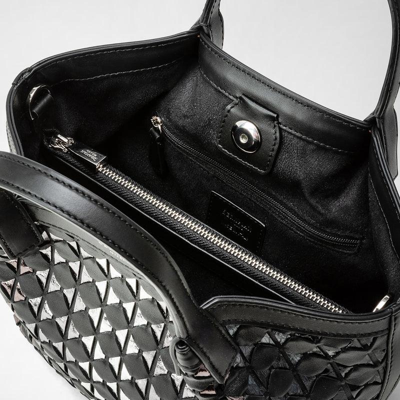 Serapian BORSA SECRET MINI IN MOSAICO ED ELAPHE Economico