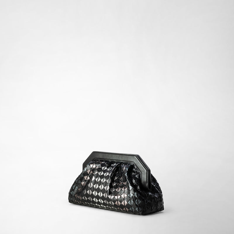 Serapian CLUTCH SECRET IN MOSAICO ED ELAPHE Online