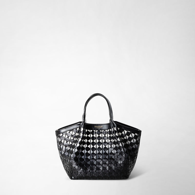 Serapian Borsa secret mini in mosaico chiaroscuro Outlet