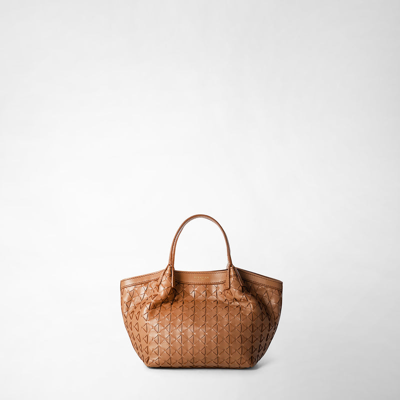 Serapian Mini secret bag in mosaico tan Hotsell