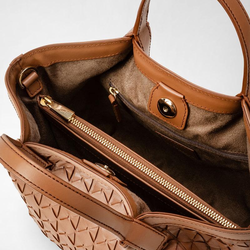 Serapian Mini secret bag in mosaico tan Hotsell
