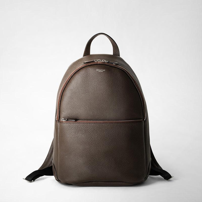 Serapian Backpack in cachemire leather espresso Moda