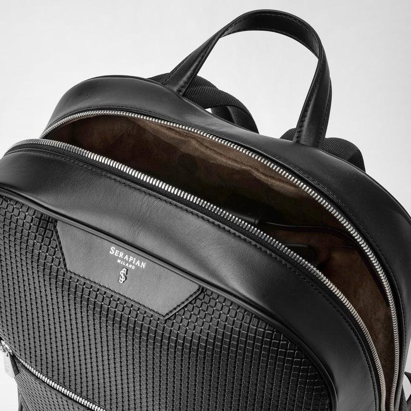 Serapian Zaino in stepan nero-nero eclissi Promozione