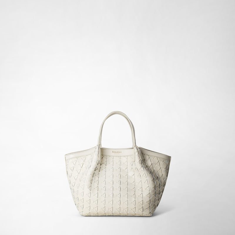 Serapian Borsa secret mini in mosaico panna Acquista Ora