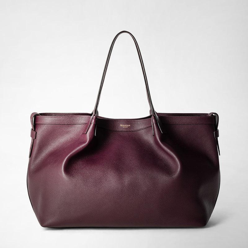 Serapian TOTE BAG SECRET IN PELLE RUGIADA Convenienza