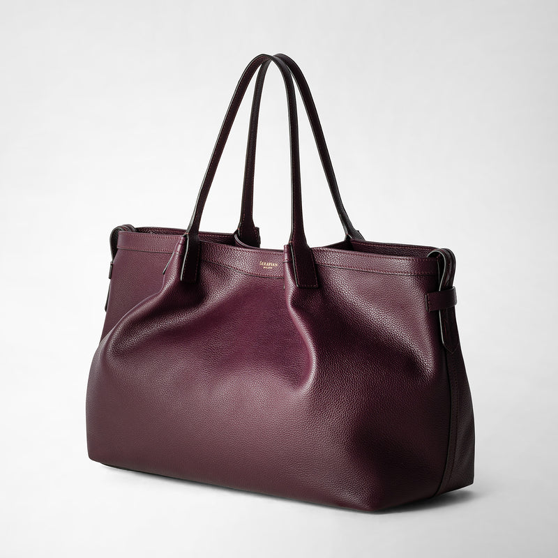 Serapian TOTE BAG SECRET IN PELLE RUGIADA Convenienza