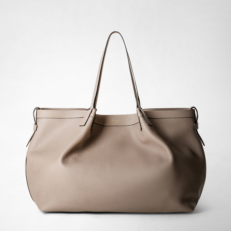 Serapian Tote bag secret in pelle rugiada sahara Novità