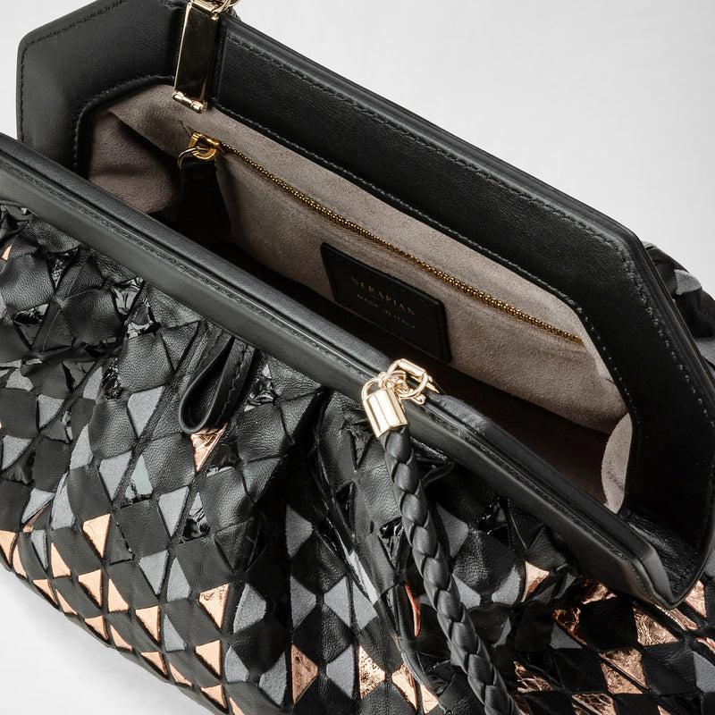 Serapian CLUTCH SECRET IN MOSAICO MESTIERI D'ARTE In Vendita