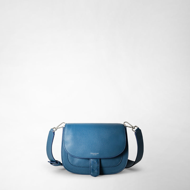 Serapian BORSA LUNA CROSSBODY IN PELLE RUGIADA Presa