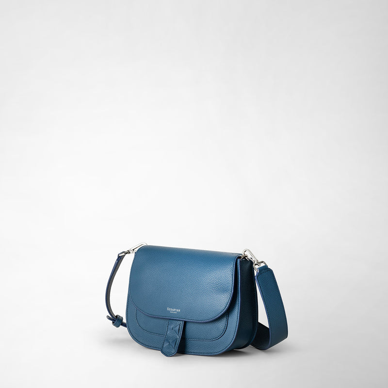 Serapian BORSA LUNA CROSSBODY IN PELLE RUGIADA Presa