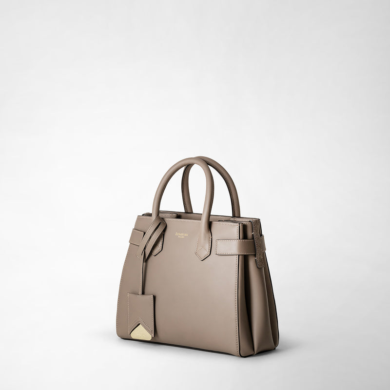 Serapian Meline' handbag in seta leather sahara Hotsell