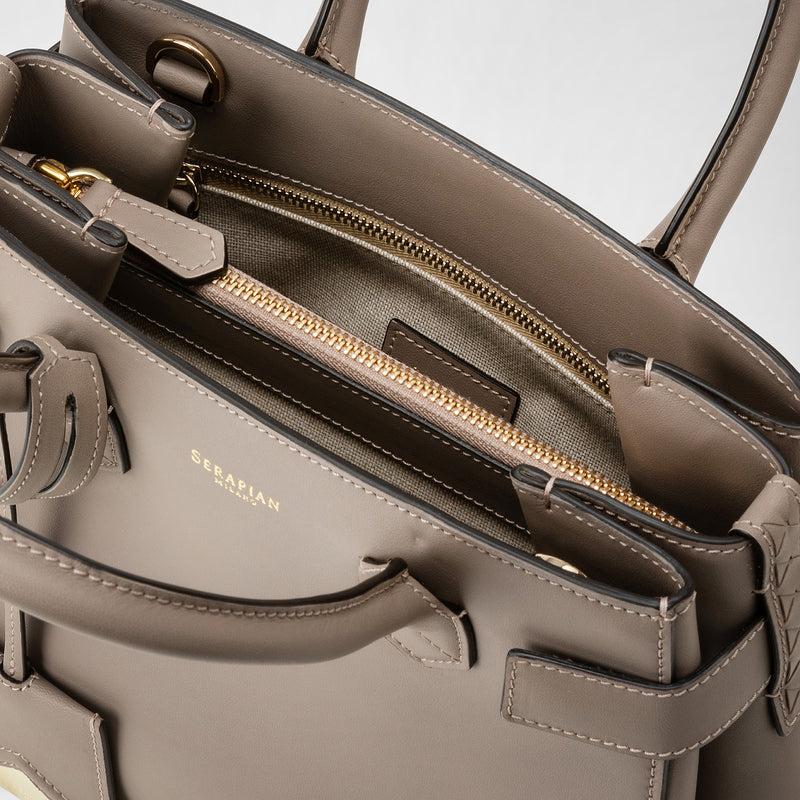 Serapian Meline' handbag in seta leather sahara Hotsell