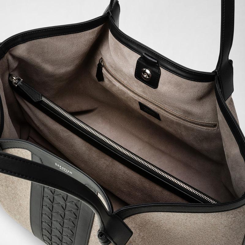 Serapian BORSA SECRET TOTE IN LANA E MOSAICO I Più Venduti